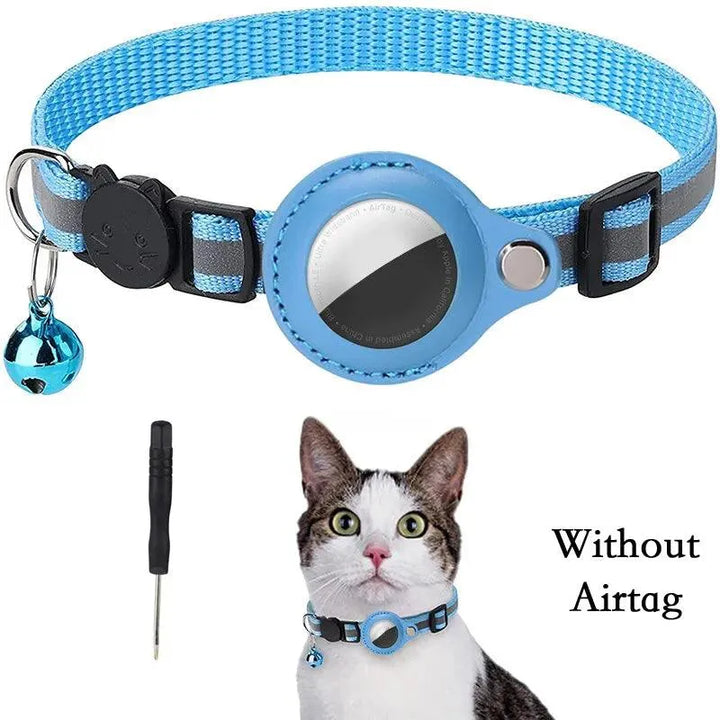 Reflective Cat Collar with Airtag Tracker - themiraclebrands.com