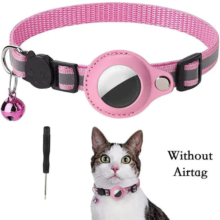 Reflective Cat Collar with Airtag Tracker - themiraclebrands.com