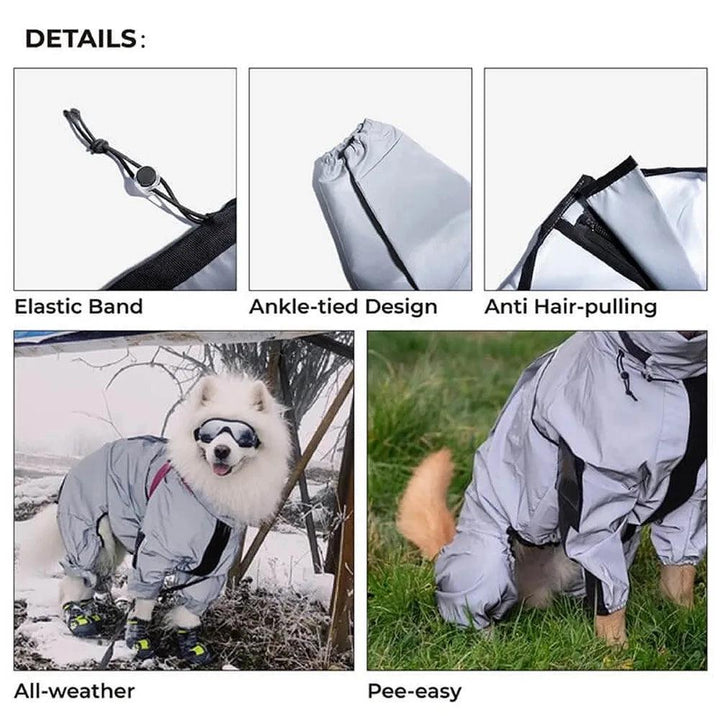 Reflective Waterproof Dog Jumpsuit - themiraclebrands.com