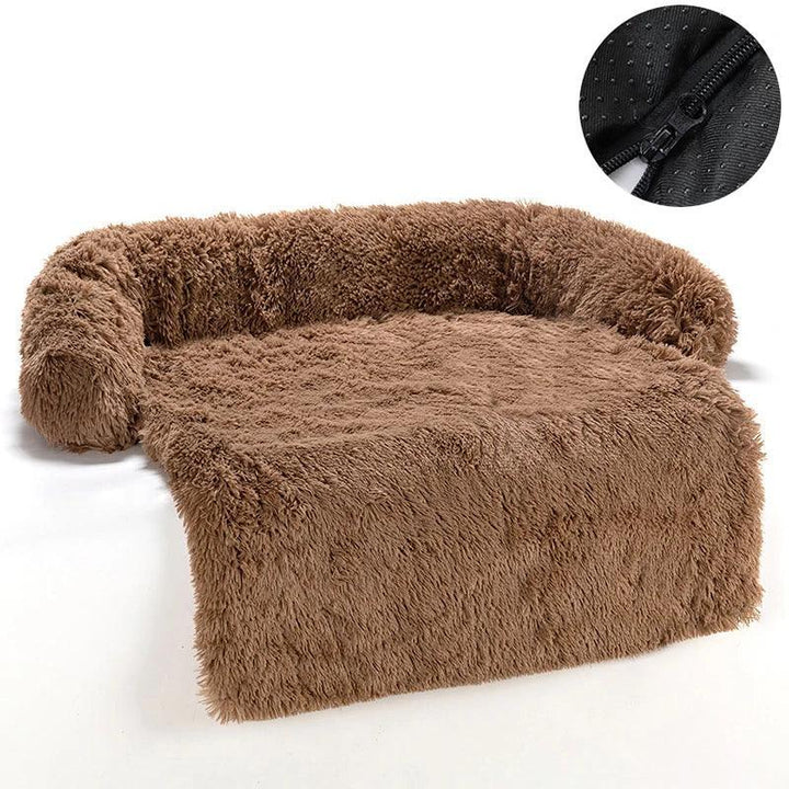 Removable Plush Pet Sofa Bed Cozy Comfort - themiraclebrands.com