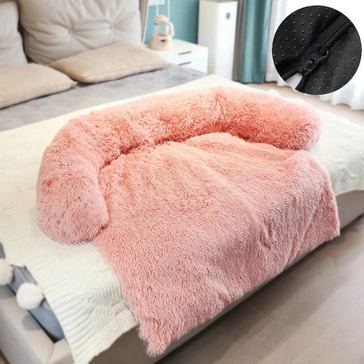 Removable Plush Pet Sofa Bed Cozy Comfort - themiraclebrands.com