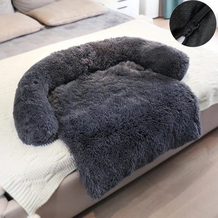 Removable Plush Pet Sofa Bed Cozy Comfort - themiraclebrands.com