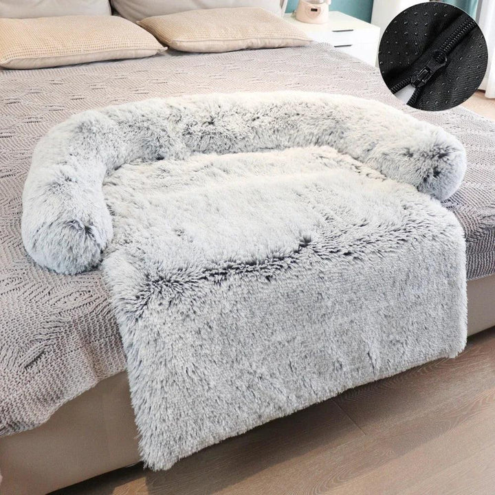 Removable Plush Pet Sofa Bed Cozy Comfort - themiraclebrands.com