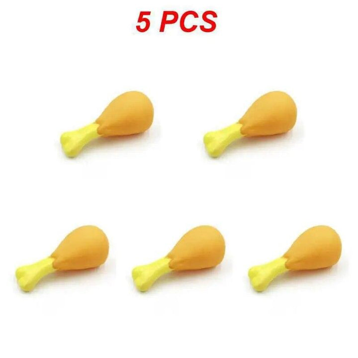 Rubber Chicken Leg Squeaky Pet Toy - themiraclebrands.com