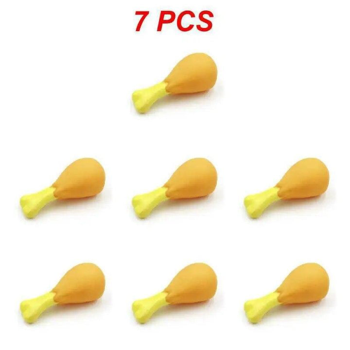 Rubber Chicken Leg Squeaky Pet Toy - themiraclebrands.com