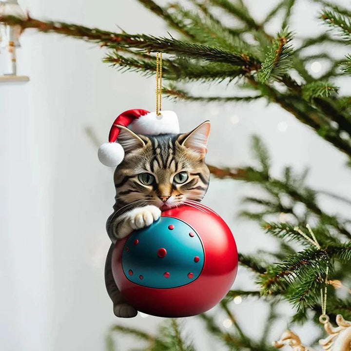 Rustic Christmas Cat Decorations - themiraclebrands.com