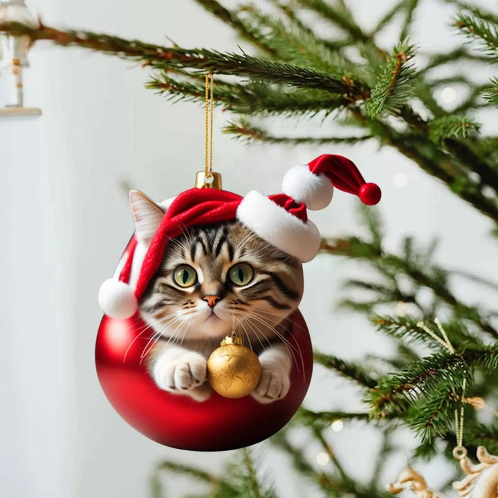 Rustic Christmas Cat Decorations - themiraclebrands.com