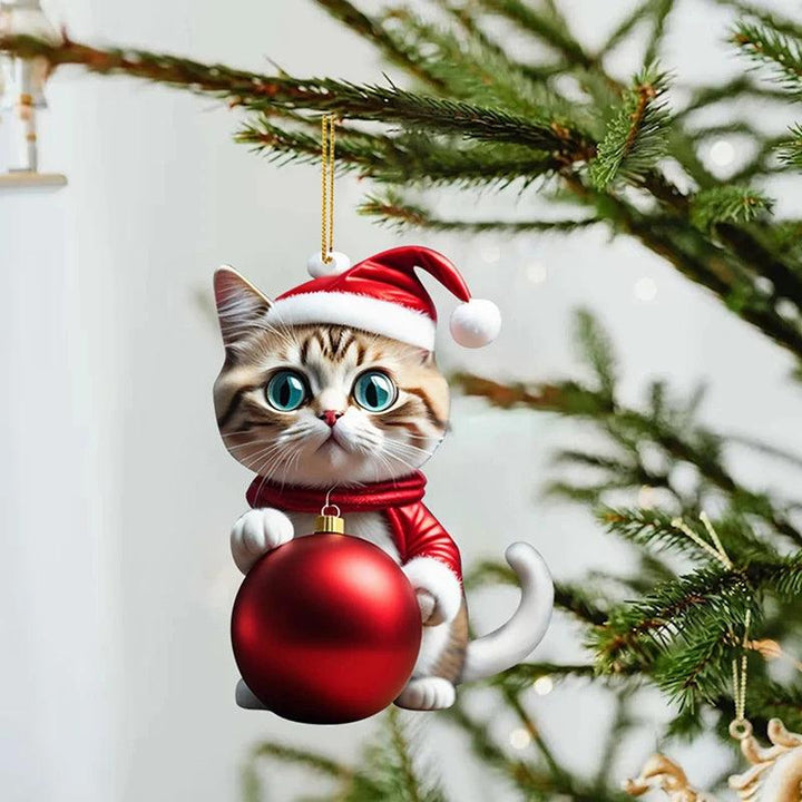 Rustic Christmas Cat Decorations - themiraclebrands.com