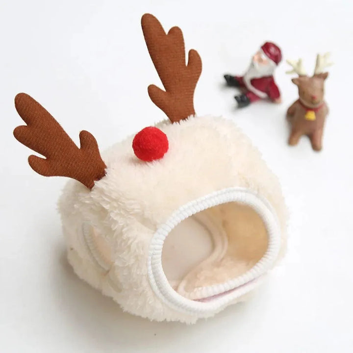Santa Hat with Bib Scarf Pet Christmas Costume - themiraclebrands.com