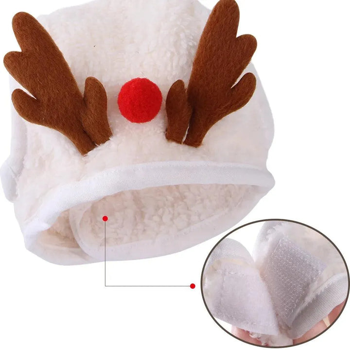 Santa Hat with Bib Scarf Pet Christmas Costume - themiraclebrands.com