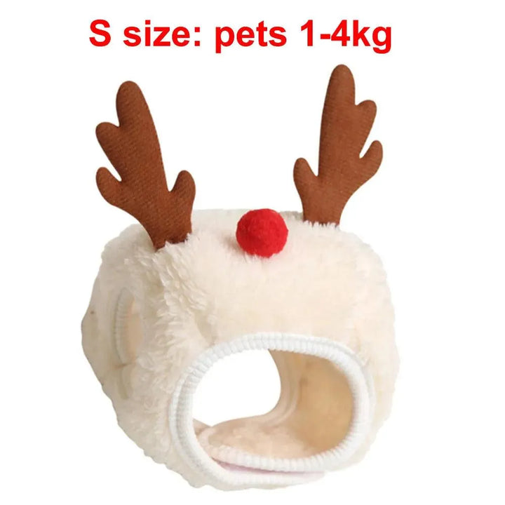 Santa Hat with Bib Scarf Pet Christmas Costume - themiraclebrands.com
