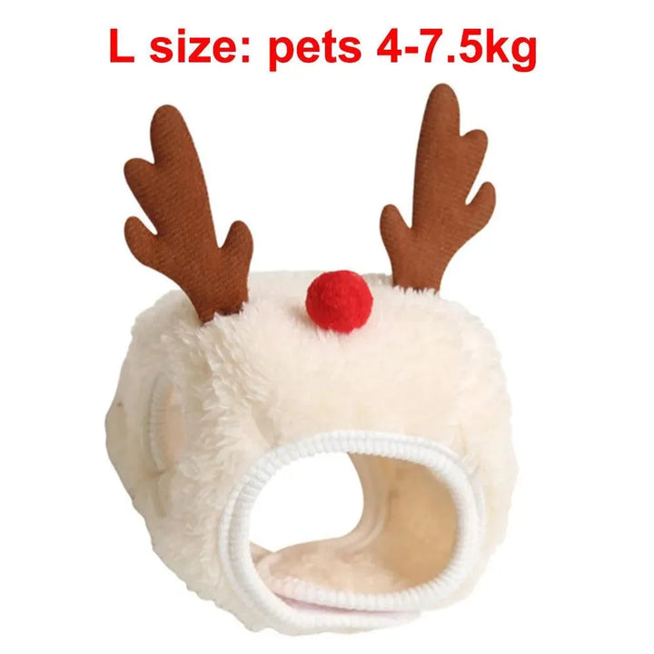 Santa Hat with Bib Scarf Pet Christmas Costume - themiraclebrands.com