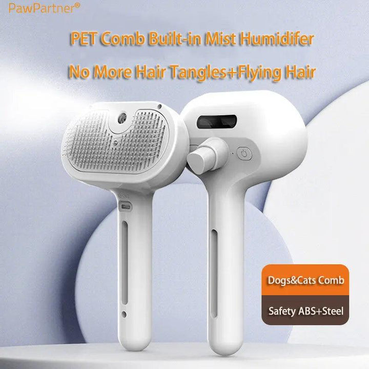 Self-Cleaning Pet Comb with Built-In Humidifier - themiraclebrands.com