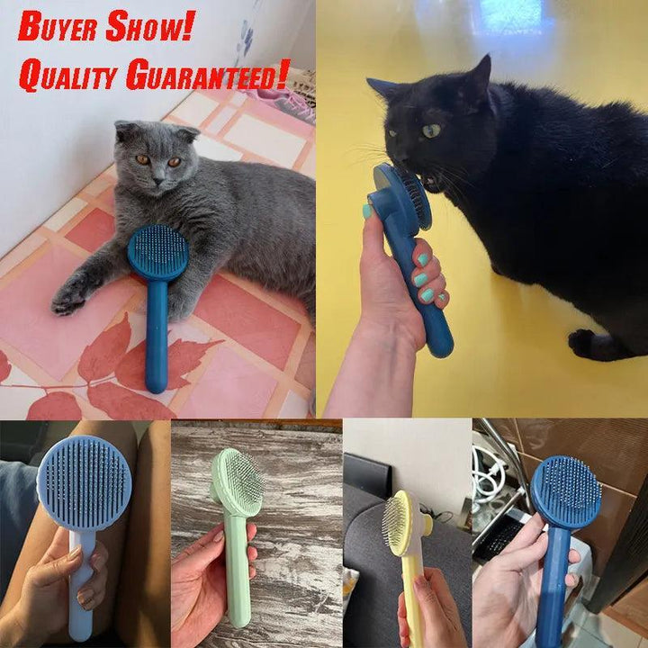 Self Cleaning Pet Grooming Brush for Shedding - themiraclebrands.com