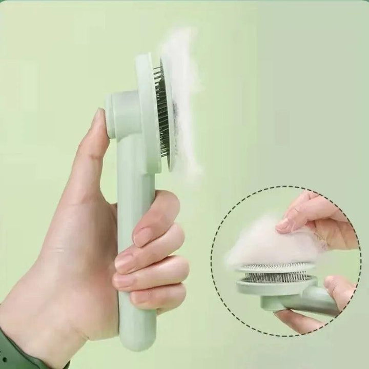 Self Cleaning Pet Grooming Brush for Shedding - themiraclebrands.com