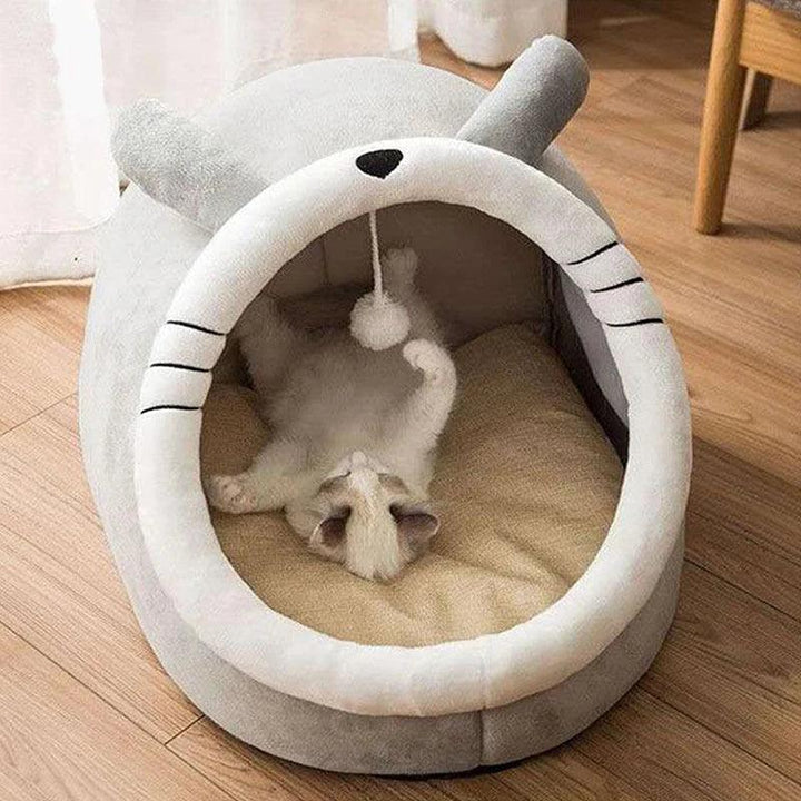 Self-Warming Cat Tent Bed Foldable Washable - themiraclebrands.com