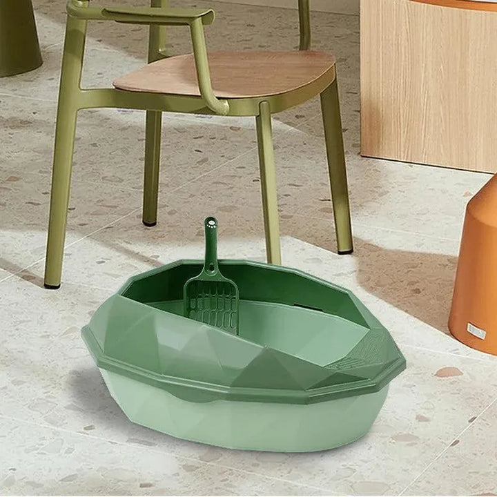 Semi-Closed Reusable Anti-Splash Cat Litter Box - themiraclebrands.com