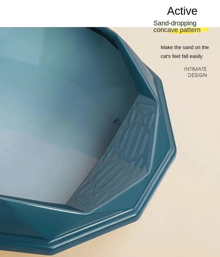 Semi-Closed Reusable Anti-Splash Cat Litter Box - themiraclebrands.com
