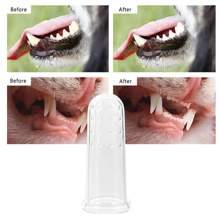 Silicone Finger Cots Pet Toothbrush - themiraclebrands.com