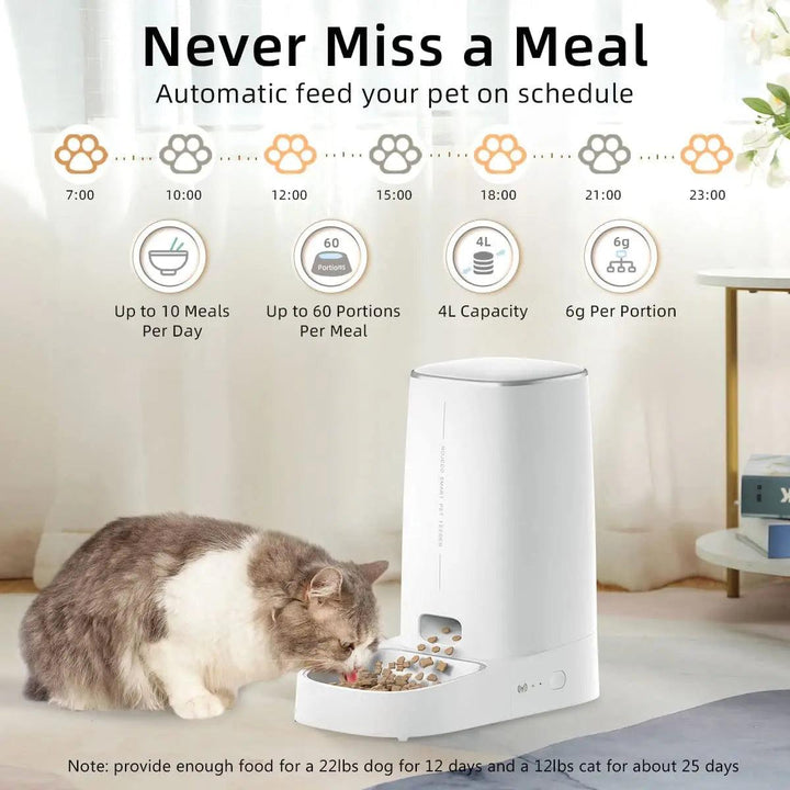 Smart WiFi Pet Feeder - themiraclebrands.com