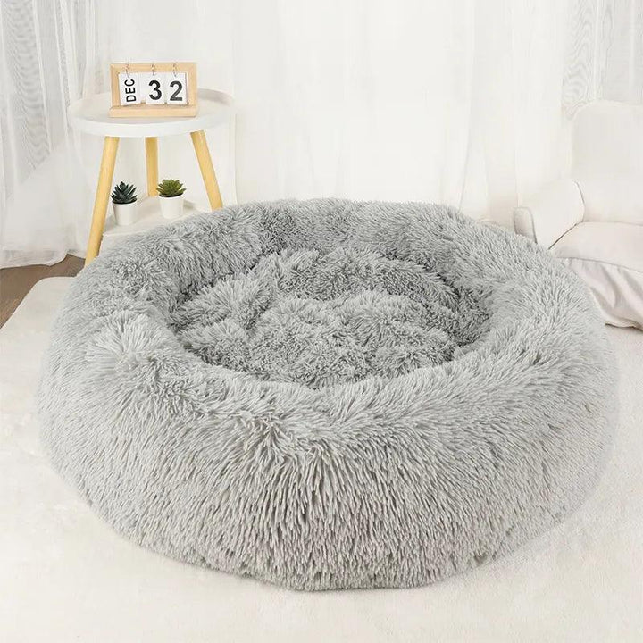 Snuggle Up Donut Round Basket Pet Bed - themiraclebrands.com