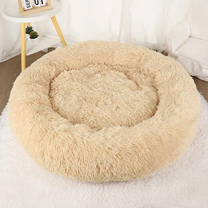 Snuggle Up Donut Round Basket Pet Bed - themiraclebrands.com