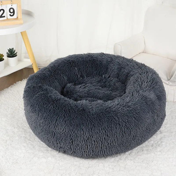 Snuggle Up Donut Round Basket Pet Bed - themiraclebrands.com