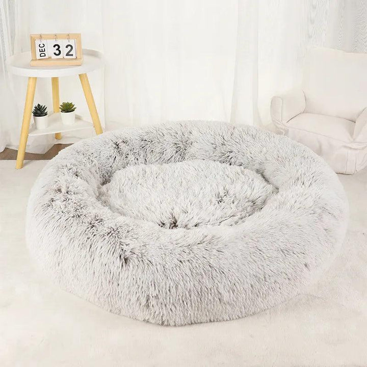 Snuggle Up Donut Round Basket Pet Bed - themiraclebrands.com