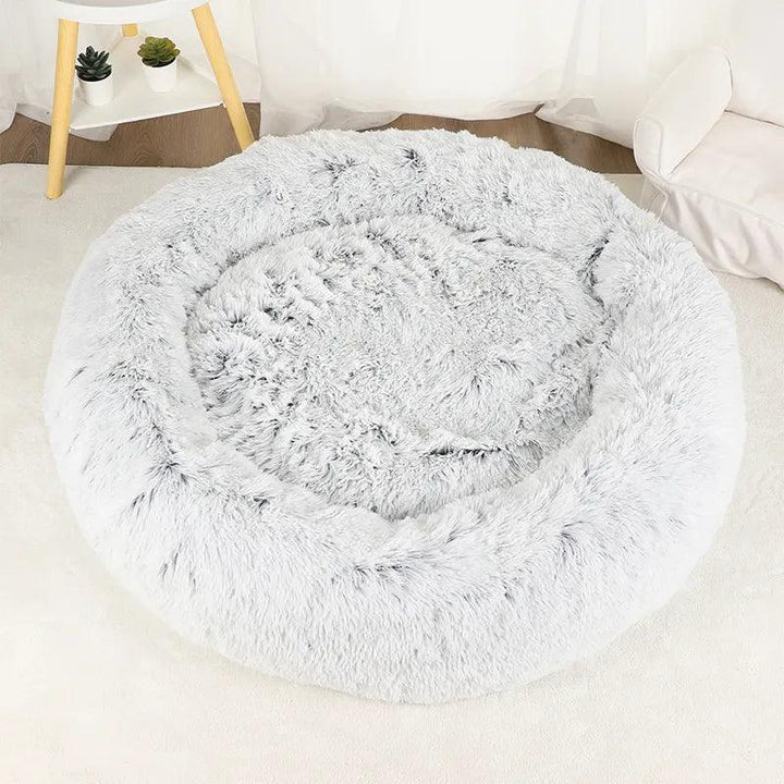 Snuggle Up Donut Round Basket Pet Bed - themiraclebrands.com