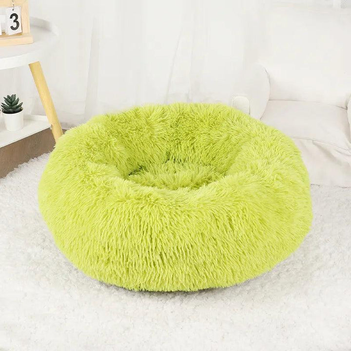 Snuggle Up Donut Round Basket Pet Bed - themiraclebrands.com