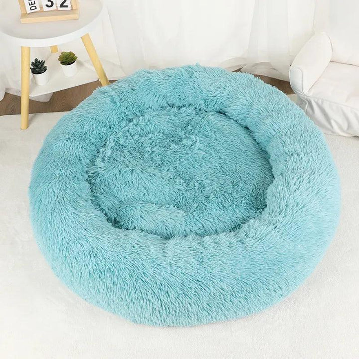 Snuggle Up Donut Round Basket Pet Bed - themiraclebrands.com