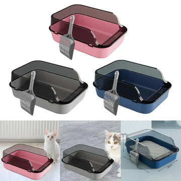 Splash-Proof Open-Top Cat Litter Box Bedpan - themiraclebrands.com