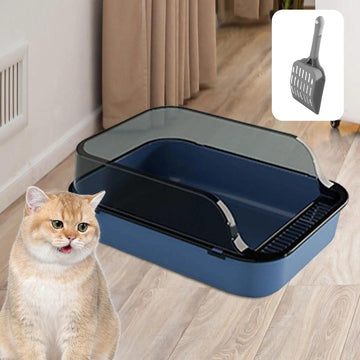 Splash-Proof Open-Top Cat Litter Box Bedpan - themiraclebrands.com
