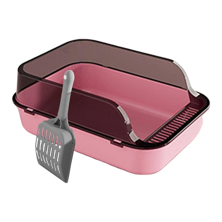 Splash-Proof Open-Top Cat Litter Box Bedpan - themiraclebrands.com