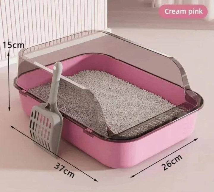 Splashproof Pet Sandbox Ideal Cat Litter Box Solution - themiraclebrands.com