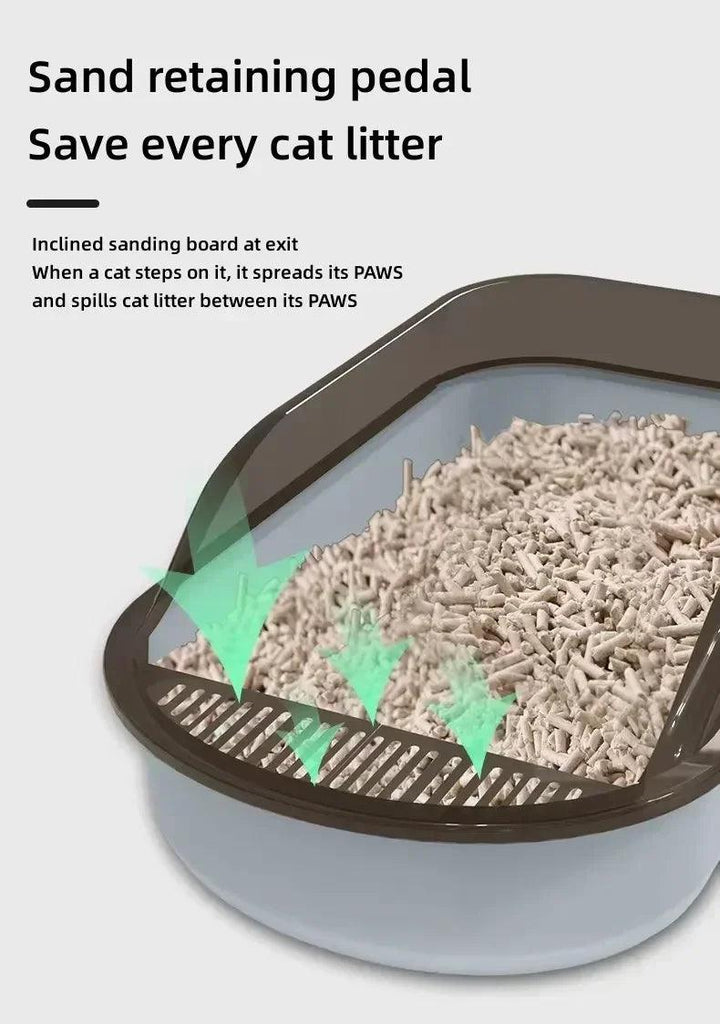 Splashproof Pet Sandbox Ideal Cat Litter Box Solution - themiraclebrands.com