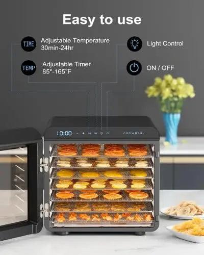 Stainless Steel 7-Tray Food Dehydrator - themiraclebrands.com