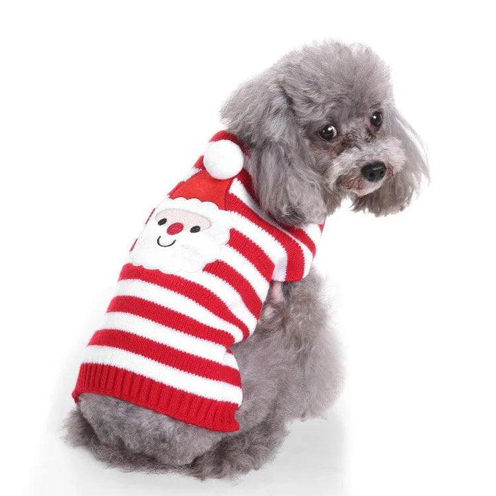 Striped Dog Sweater Cozy Pet Clothing - themiraclebrands.com