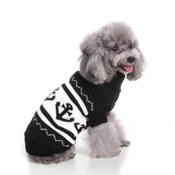 Striped Dog Sweater Cozy Pet Clothing - themiraclebrands.com