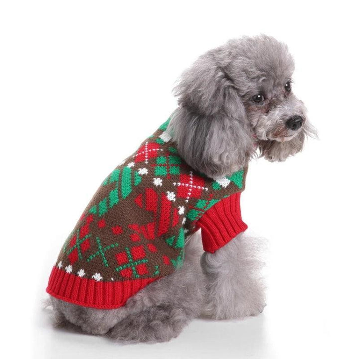 Striped Dog Sweater Cozy Pet Clothing - themiraclebrands.com