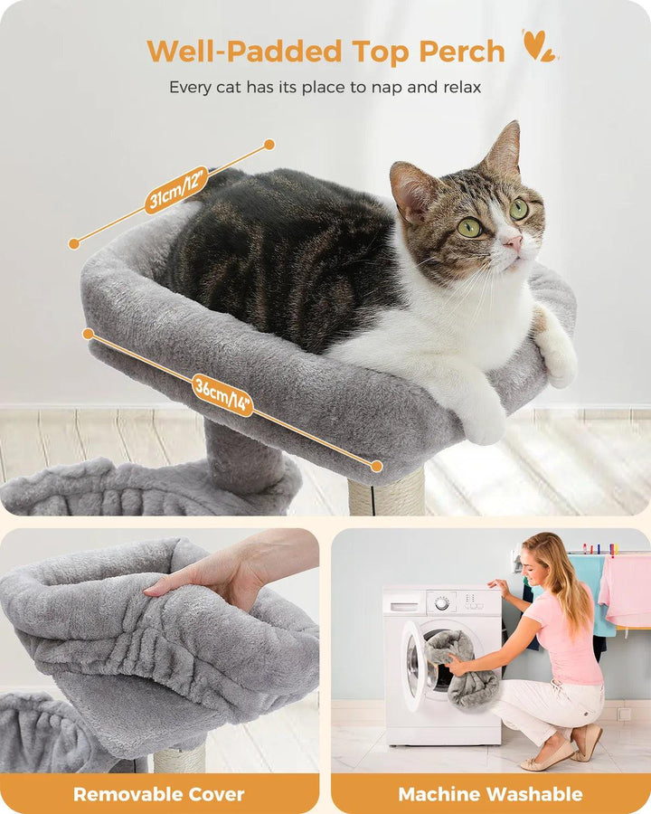 Stylish H75CM Cat Tree Condo - 2 - themiraclebrands.com