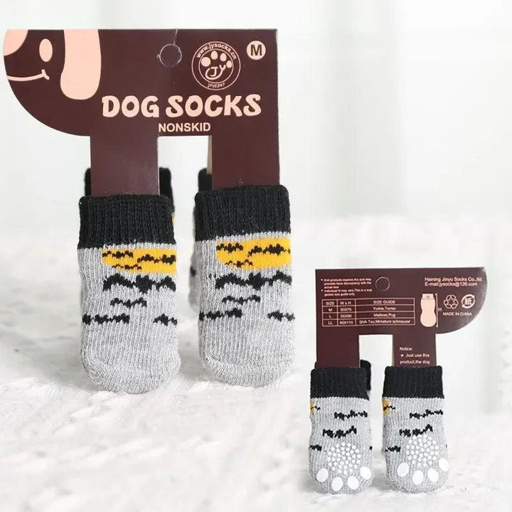 Teddy Christmas Shoes 4Pcs Cat Dog Socks - themiraclebrands.com