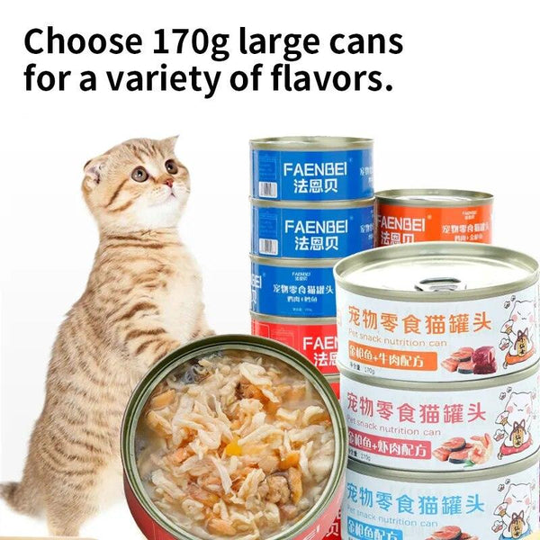 Tuna Cat Snack Wet Food 6 Cans - themiraclebrands.com