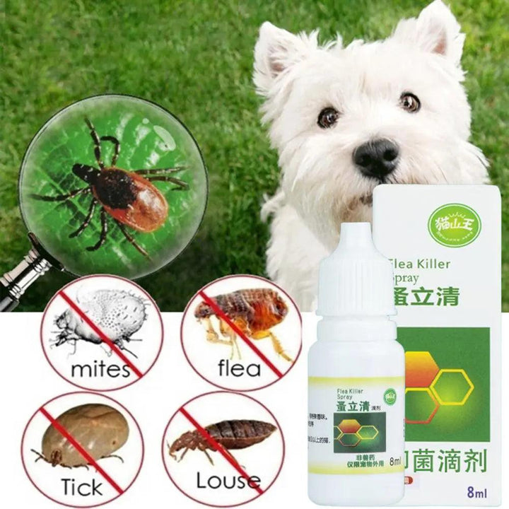 Universal Pet Anti-Flea Drops 8ML Spray - themiraclebrands.com