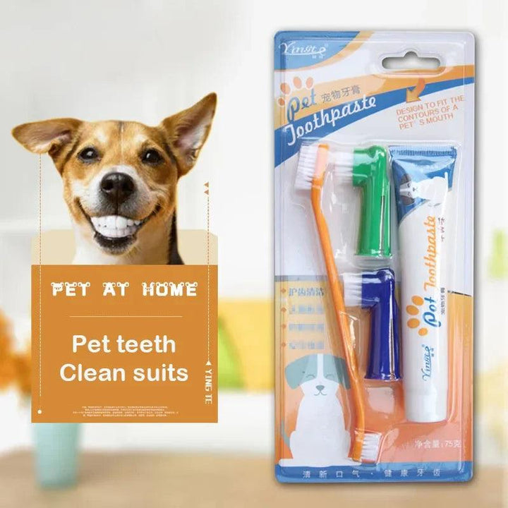 Vanilla Beef Pet Toothbrush Kit Cats Dogs - themiraclebrands.com