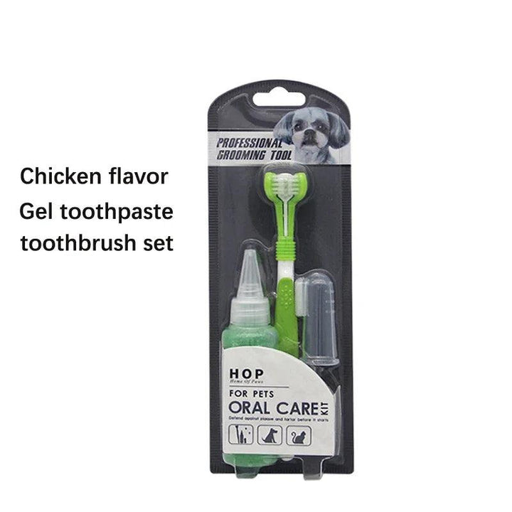 Vanilla Beef Pet Toothbrush Kit Cats Dogs - themiraclebrands.com