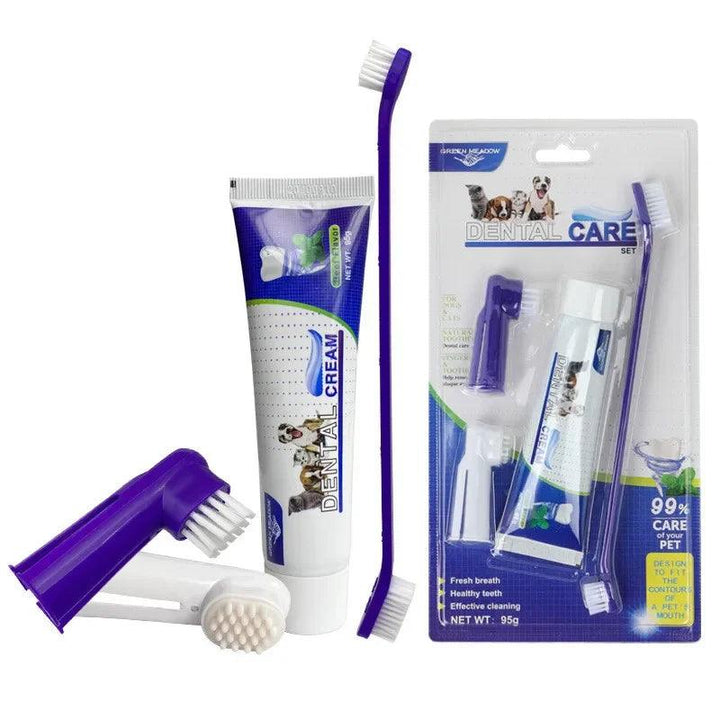 Vanilla Beef Pet Toothbrush Kit Cats Dogs - themiraclebrands.com