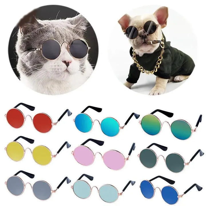 Vintage Round Pet Sunglasses - themiraclebrands.com