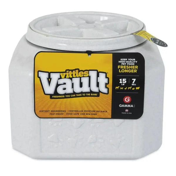 Vittles Vault Pet Container Grey 15 lb - themiraclebrands.com