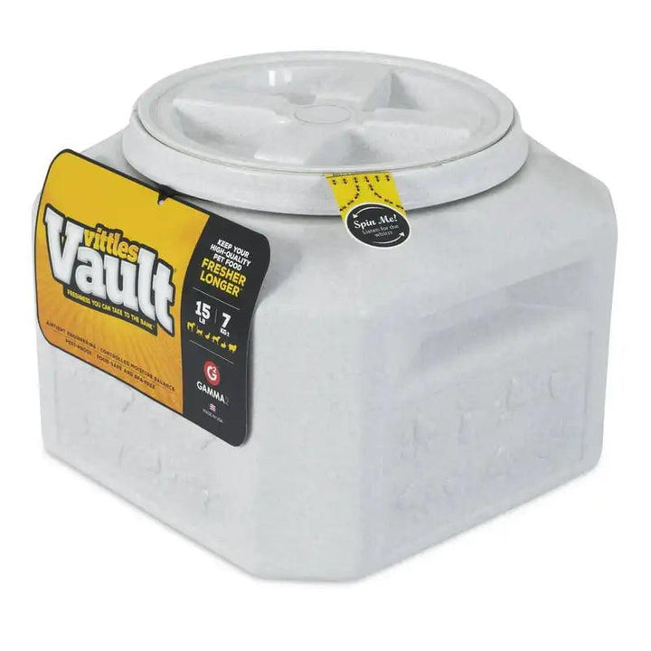 Vittles Vault Pet Container Grey 15 lb - themiraclebrands.com